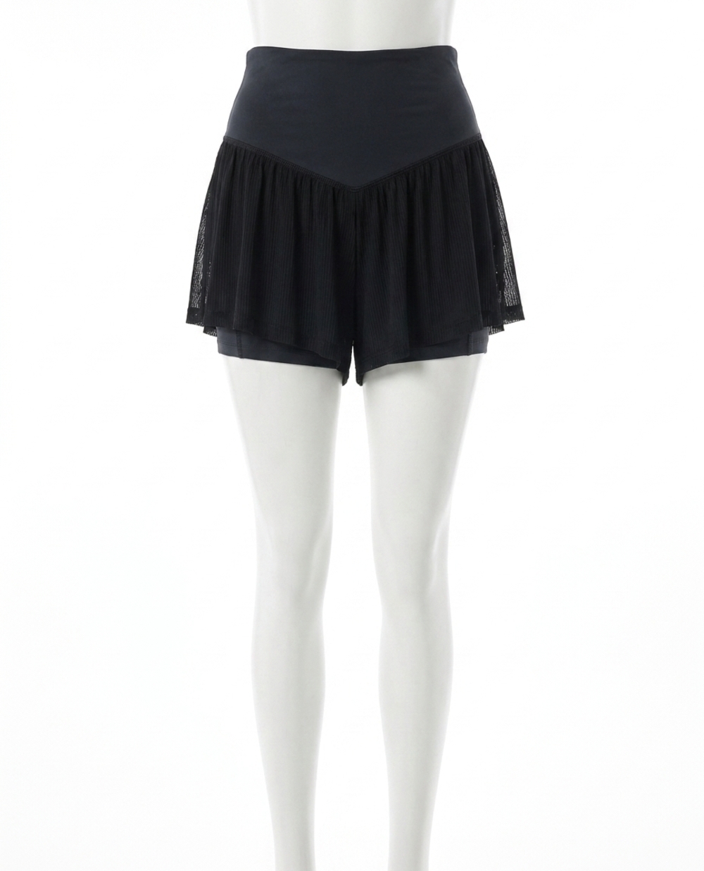 NEW FREE PEOPLE sunset athletic shorts in black
